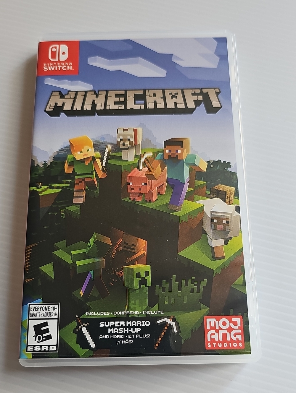 Nintendo Minecraft - Blue Green Cover Artwork